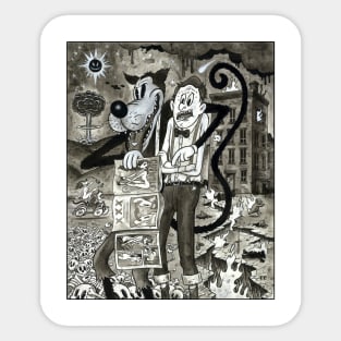 Wolf Apocalypse Sticker